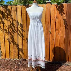 Ottod’Ame The Musical Box Boho Strapless Summer Dress